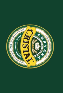 Векторная графика: этикетка Cerveza Cristal