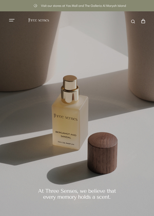 Three Senses Landing Page
