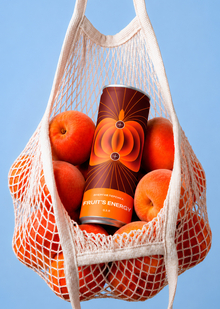 Упаковка натурального энергетика для ЗОЖ-аудитории FRUIT’S ENERGY