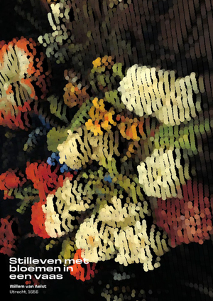 Натюрморты малых голландцев в генеративных постерах