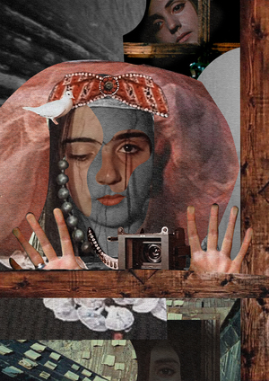  Магуль-Мегери, выглядывающая из окна