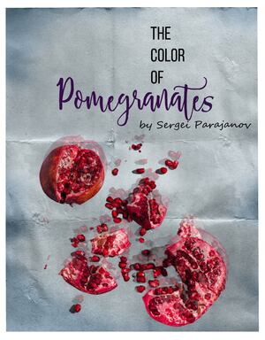 Redesign of The Color of Pomegranates (by Sergei Parajanov) poster