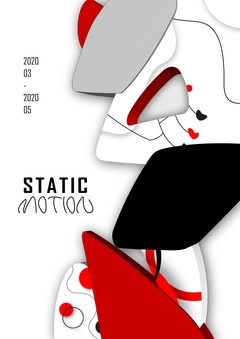 Проект временных фасадов к выставке STATIC MOTION