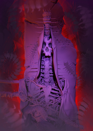 Хранитель проклятий, разработка 3D модели