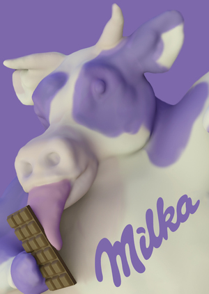 Витрина для шоколада Milka