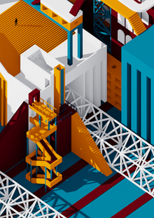 Архитектурная подача трёхмерной модели