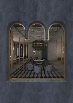 Дизайн-проект "Музея Моськи" и ресторана