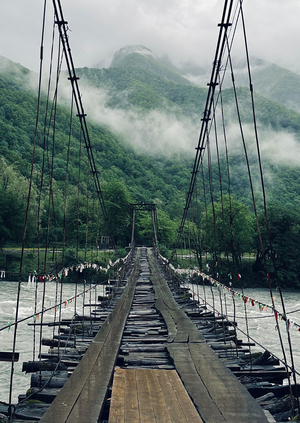 Концептуальный инстаграм / Абхазия - райский уголок