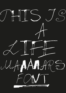 LIFE ON&nbsp;MARS FONT