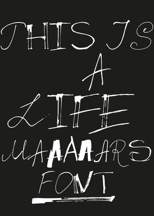 LIFE ON MARS FONT