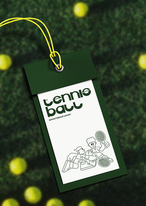 TENNIS BALL FONT