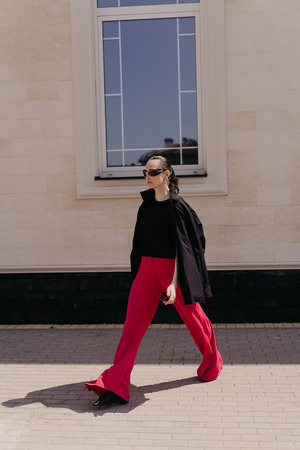 MAGENTA TROUSERS 