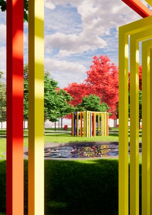 Тематический парк при выставочном зале "De Stijl" 