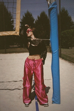 Проектирование поясной одежды/magenta trousers