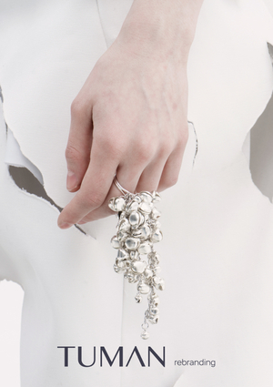 Разработка логотипа и носителей для ювелирного бренда