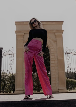 проектирование поясной одежды / magenta trousers 