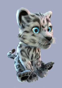 Snow Leopard: CG&nbsp;grooming