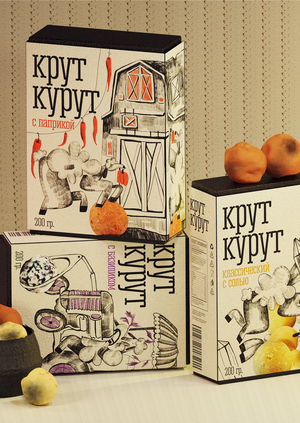 Упаковка для алтайского солёного сыра Крут Курут
