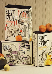 Упаковка для алтайского солёного сыра Крут Курут