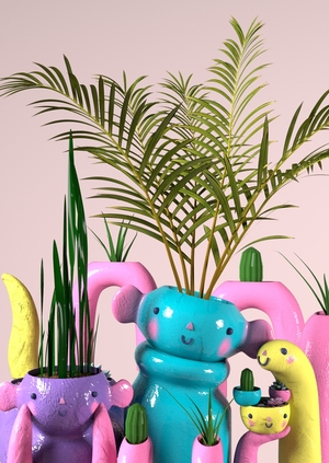 Blom pot