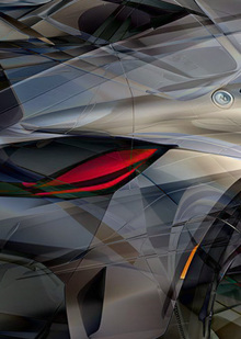 Car sketches + AI&nbsp;render (prt2)