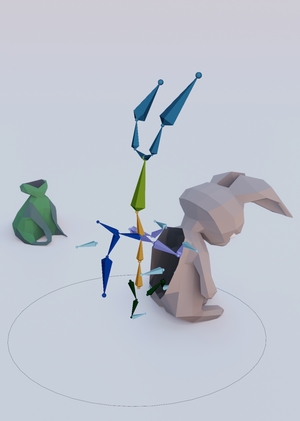 Урок: Скелет в Blender часть вторая.