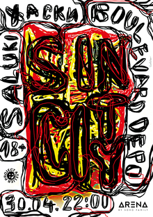 Плакат к музыкальному проекту Sin City Плакат к музыкальному проекту Sin City