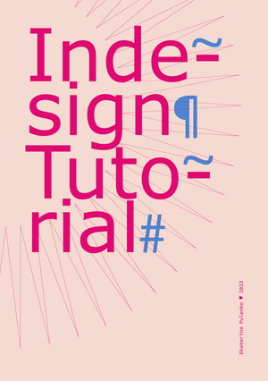 Indesign Tutorial