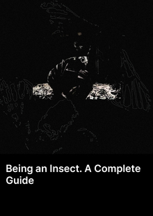 Being an&nbsp;Insect. A&nbsp;Complete Guide