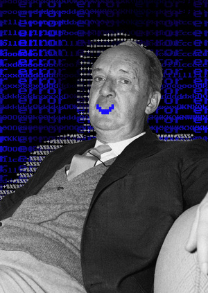 Ascii art. 
Видеоэксплейнер