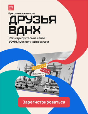Визуальный стиль программы лояльности "Друзья ВДНХ"