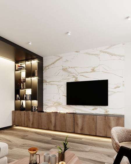 3D Визуализации квартиры, 58 м2