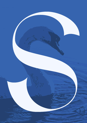 Акцидентный шрифт Swan