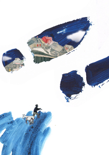 Арт-объект к сайт-специфик площадке по мотивам творчества Марка Шагала