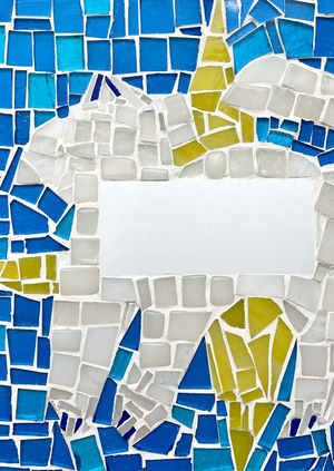 Мозаика / шестикрылый серафим, звёздный кот