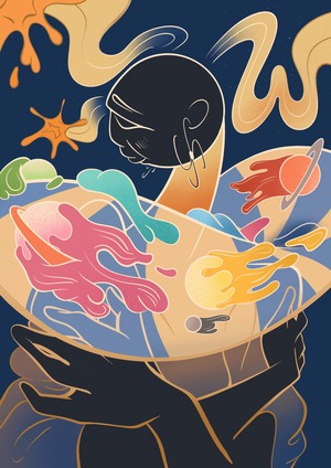 Чёрная дыра-фотомодель