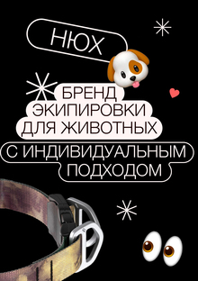 Бренд экипировки для животных с индивидуальным подходом «NUKH» Бренд экипировки для животных с индивидуальным подходом «NUKH»