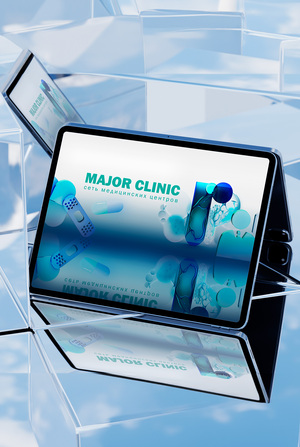 Корпоративный дизайн для сети клиник