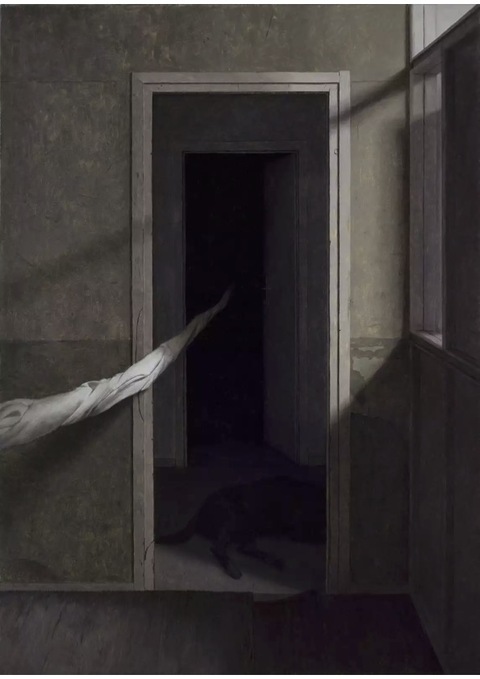 Как полотна Драгана Бибина вызывают у зрителя иррациональную тревогу