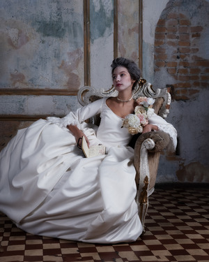 Исторический костюм маркизы XVIII века