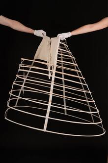 Petticoat and crinoline. Replica