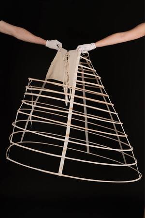 Petticoat and crinoline. Replica