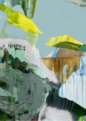 Серия живописных работ «Окаменей»