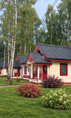 The project of rental homes at the Aquamarine Recreation Center, dedicated to Mikhailovsky lace.