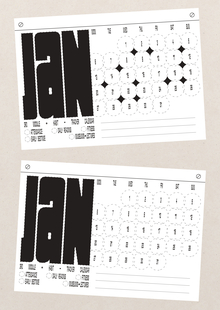 DOTTED CALENDAR