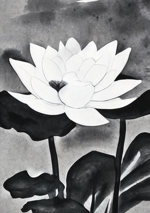 Training a generative neural network in the style of Chinese ink painting