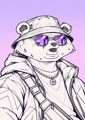 Обучение нейросети персонажу. Virus_Bear