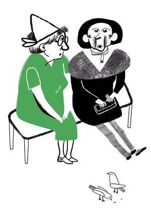 The book “While Grandma is not looking”