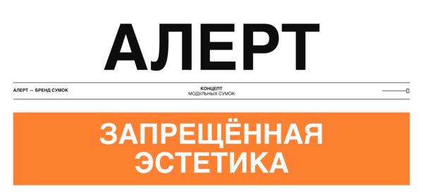 Алерт&nbsp;— модульные сумки