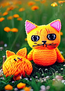 кривоватая кошка Мотя